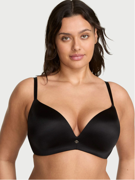 Бюстгалтер Victoria's Secret So Obsessed Smooth Wireless Push-Up Bra - колір Black