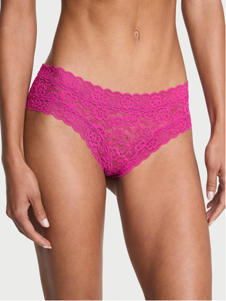Мереживні трусики чіки Victoria's Secret Allure Pink