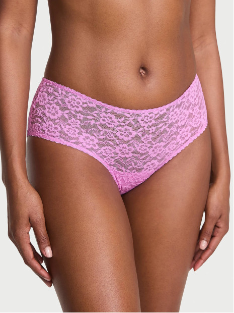 Мереживні трусики чіки Victoria's Secret Pink Lilac