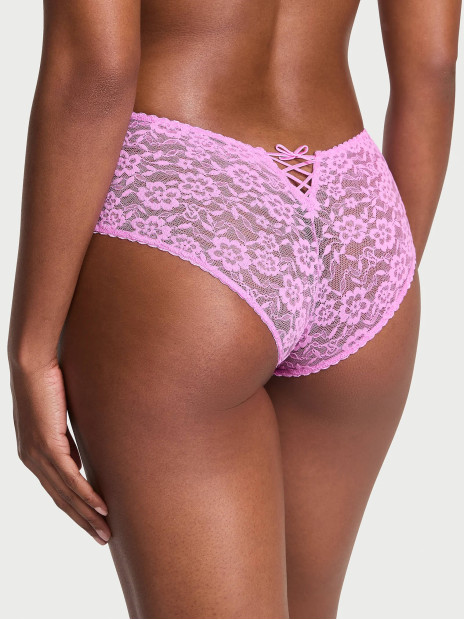 Мереживні трусики чіки Victoria's Secret Pink Lilac