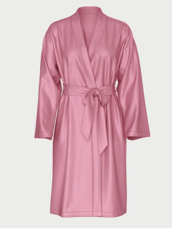 Сатиновий халат Victoria's Secret Satin Midi Robe (рожевий)