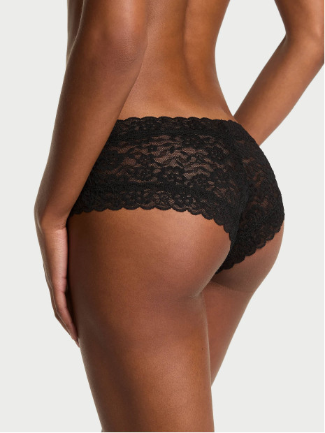 Мереживні трусики чіки Victoria's Secret Black