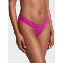 Мереживні трусики-стрінги Victoria's Secret Allure Pink