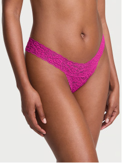 Мереживні трусики-стрінги Victoria's Secret Allure Pink
