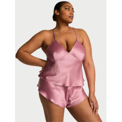 Сатинова піжама  Victoria's Secret Dusk Mauve Pink Satin