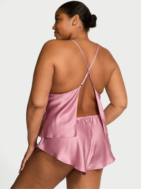 Сатинова піжама Victoria's Secret Dusk Mauve Pink Satin