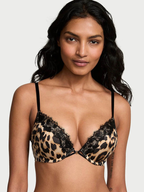 Бюстгальтер Victoria's Secret з подвійним Push-Up із серії Bombshell Victoria's Secret Leopard Print
