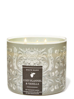 Свічка Cozy Flannel & Vanilla Bath and Body Works