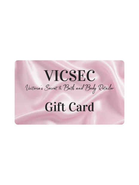 Пластикова подарункова картка VICSEC номіналом 1000 грн.