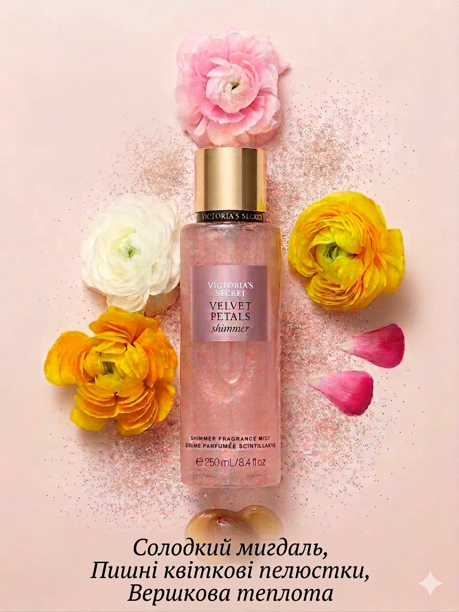 Спрей Velvet Petals Shimmer Victoria’s Secret