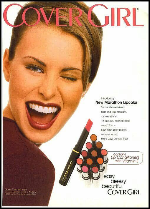 Реклама в журнале Covergirl